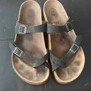 Birkenstock sandals used but in good shape